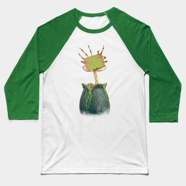 Free Hugs Baseball T-Shirt by DistractedGeek